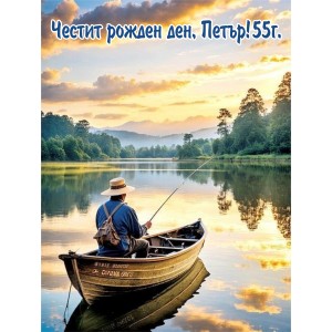 Принт Риболов 2 персонализиран